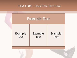 Woman With An Ortho Boot PowerPoint Template