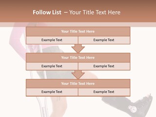 Woman With An Ortho Boot PowerPoint Template