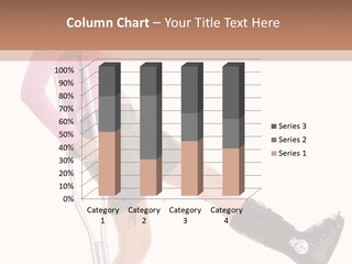 Woman With An Ortho Boot PowerPoint Template