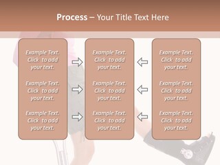 Woman With An Ortho Boot PowerPoint Template