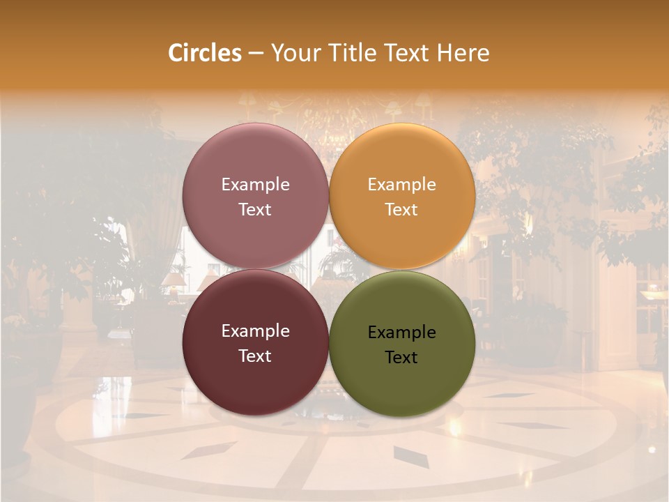 A Large Room With A Chandelier And A Chandelier Hanging From The PowerPoint Template