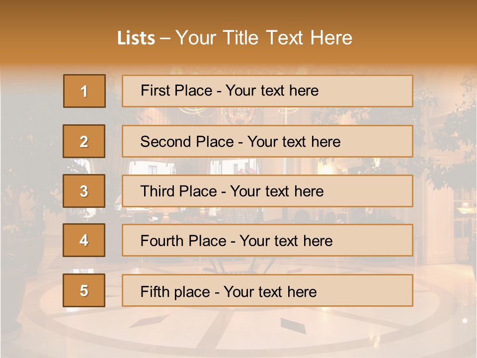 A Large Room With A Chandelier And A Chandelier Hanging From The PowerPoint Template