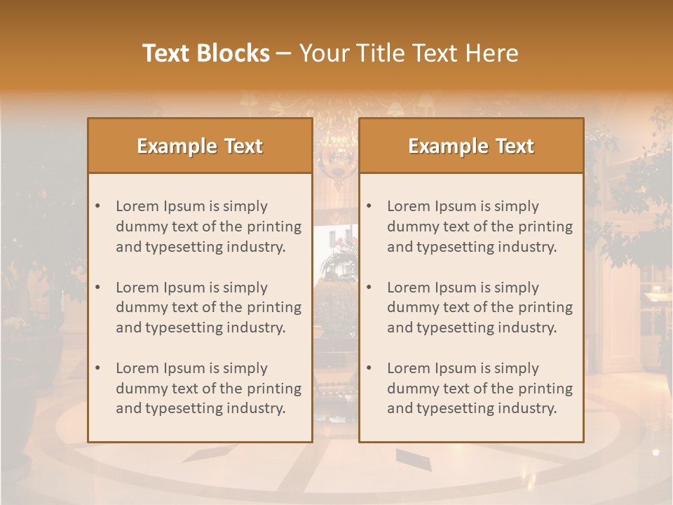 A Large Room With A Chandelier And A Chandelier Hanging From The PowerPoint Template