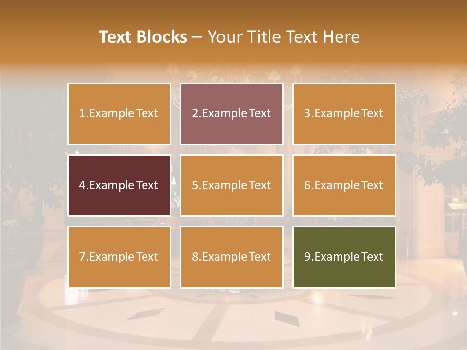 A Large Room With A Chandelier And A Chandelier Hanging From The PowerPoint Template