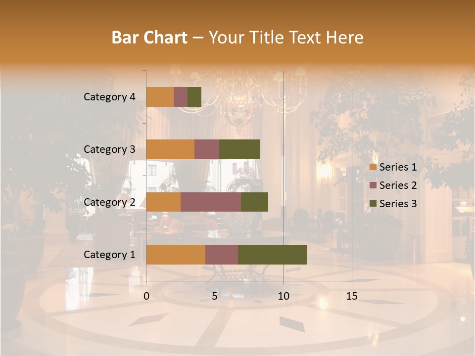 A Large Room With A Chandelier And A Chandelier Hanging From The PowerPoint Template