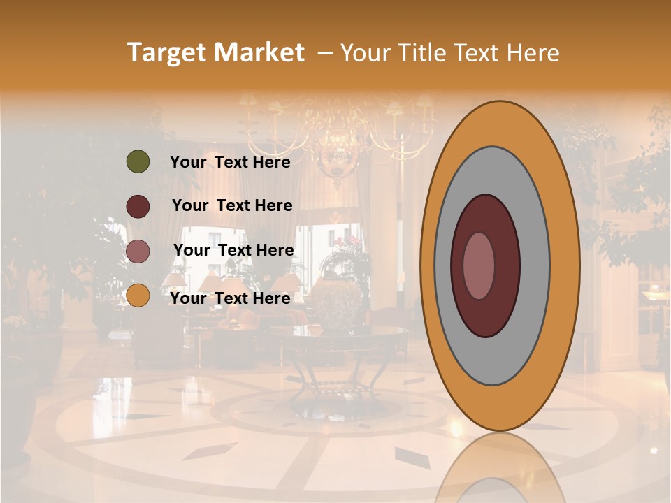 A Large Room With A Chandelier And A Chandelier Hanging From The PowerPoint Template