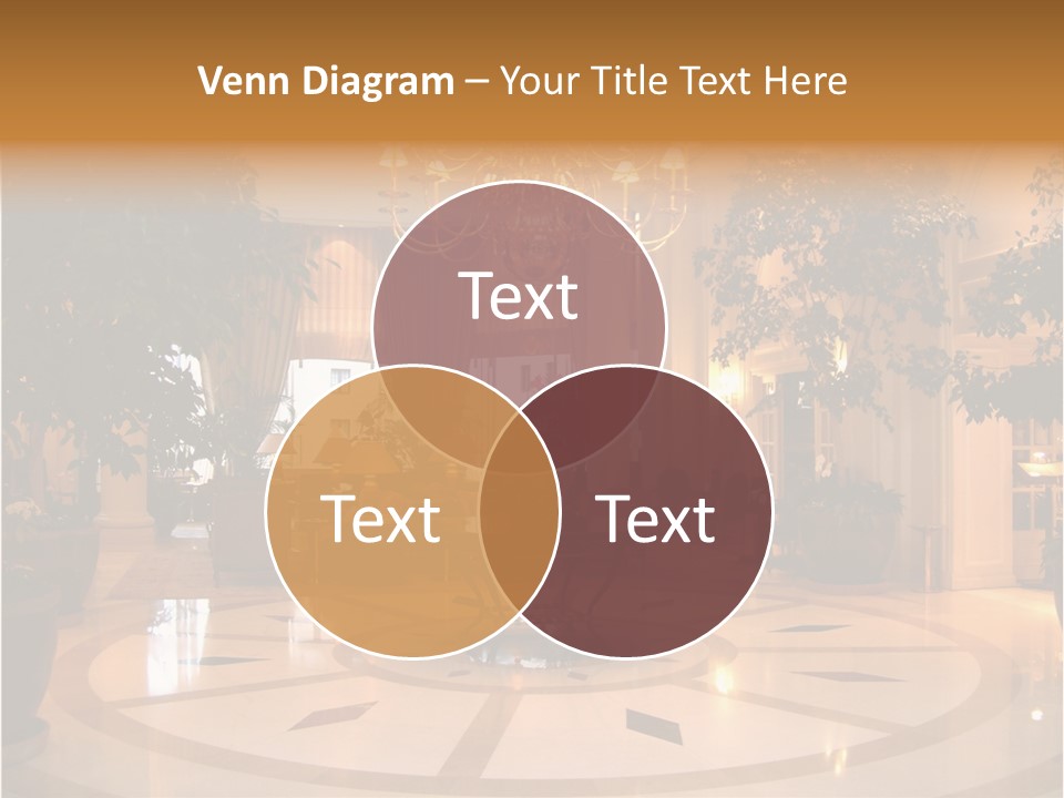 A Large Room With A Chandelier And A Chandelier Hanging From The PowerPoint Template