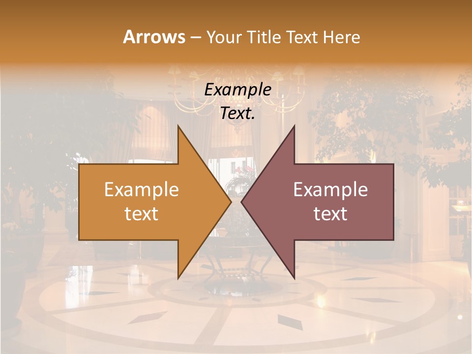 A Large Room With A Chandelier And A Chandelier Hanging From The PowerPoint Template