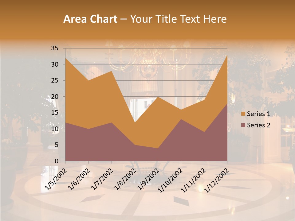 A Large Room With A Chandelier And A Chandelier Hanging From The PowerPoint Template
