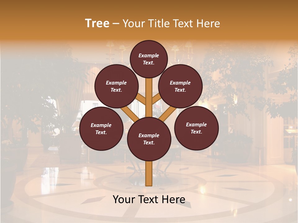 A Large Room With A Chandelier And A Chandelier Hanging From The PowerPoint Template