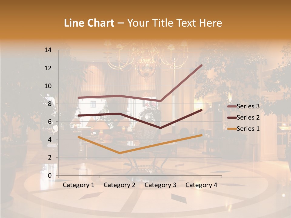 A Large Room With A Chandelier And A Chandelier Hanging From The PowerPoint Template