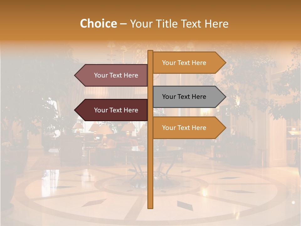 A Large Room With A Chandelier And A Chandelier Hanging From The PowerPoint Template