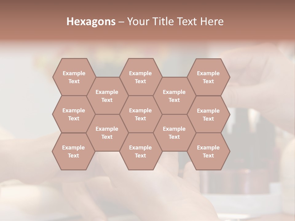 A Manicure Is In A Beauty Salon PowerPoint Template