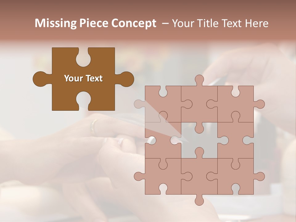 A Manicure Is In A Beauty Salon PowerPoint Template