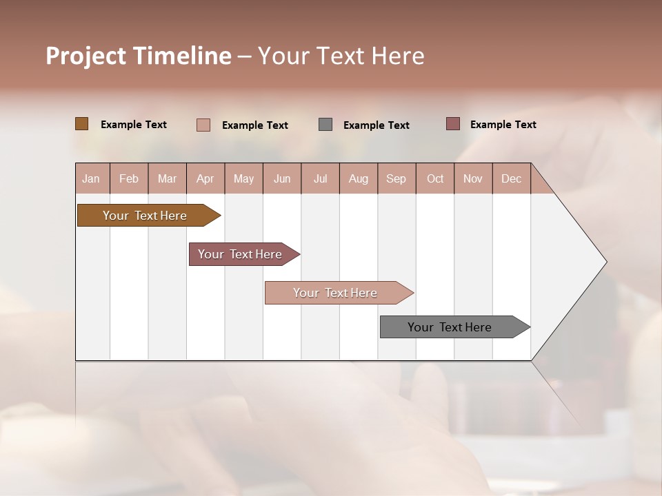 A Manicure Is In A Beauty Salon PowerPoint Template