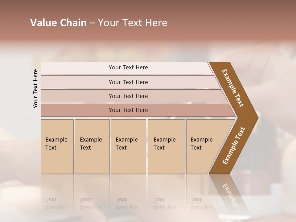 A Manicure Is In A Beauty Salon PowerPoint Template