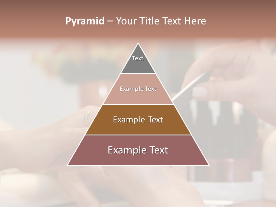 A Manicure Is In A Beauty Salon PowerPoint Template