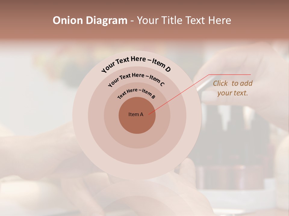 A Manicure Is In A Beauty Salon PowerPoint Template