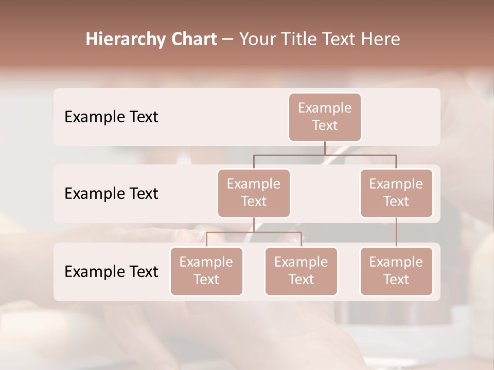 A Manicure Is In A Beauty Salon PowerPoint Template