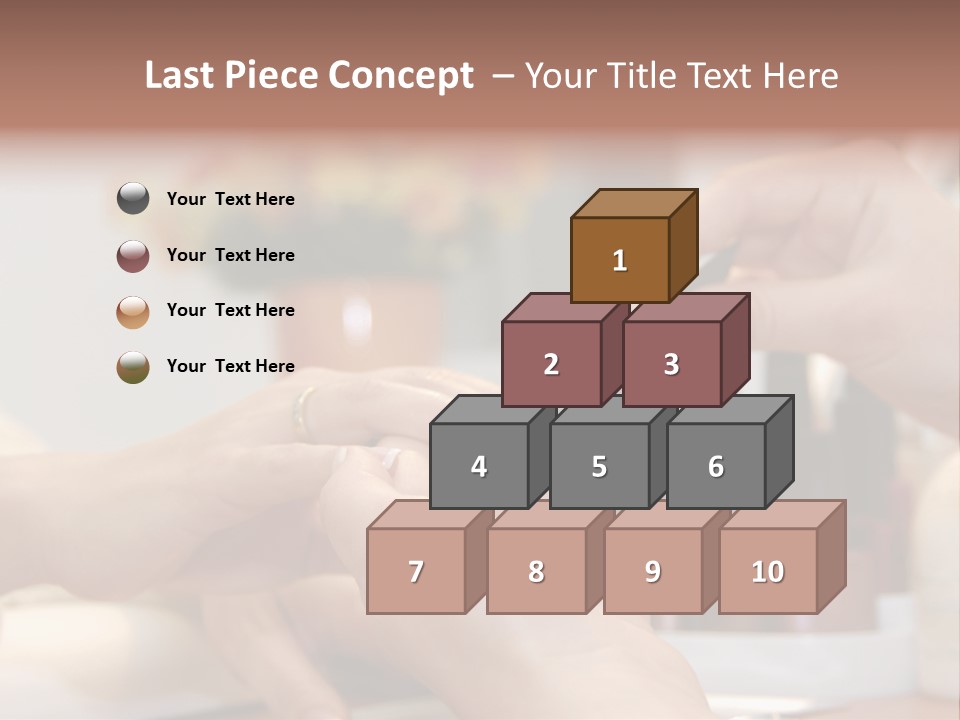 A Manicure Is In A Beauty Salon PowerPoint Template