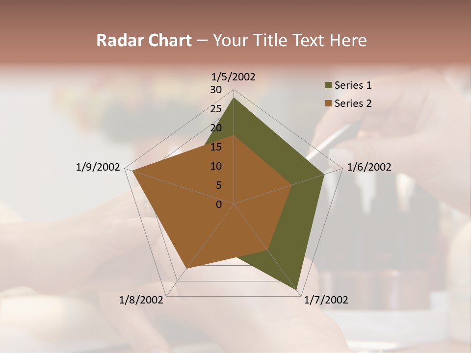 A Manicure Is In A Beauty Salon PowerPoint Template