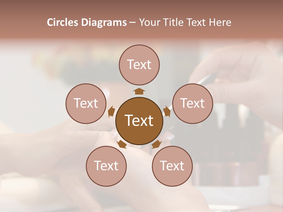 A Manicure Is In A Beauty Salon PowerPoint Template