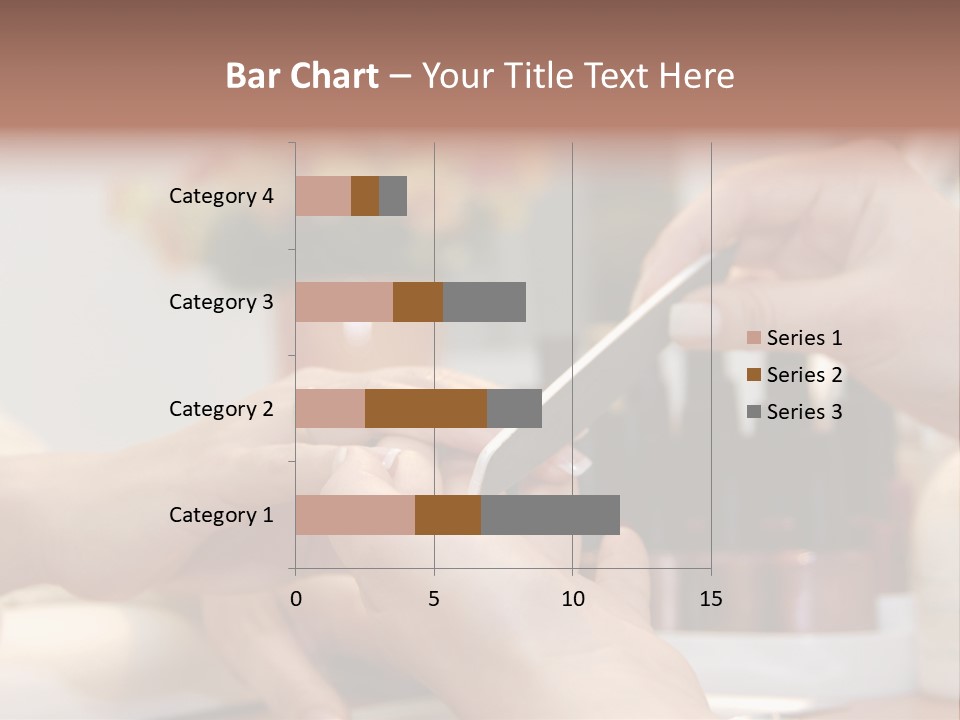 A Manicure Is In A Beauty Salon PowerPoint Template