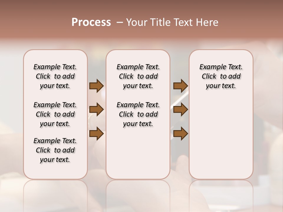A Manicure Is In A Beauty Salon PowerPoint Template