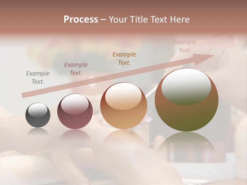 A Manicure Is In A Beauty Salon PowerPoint Template