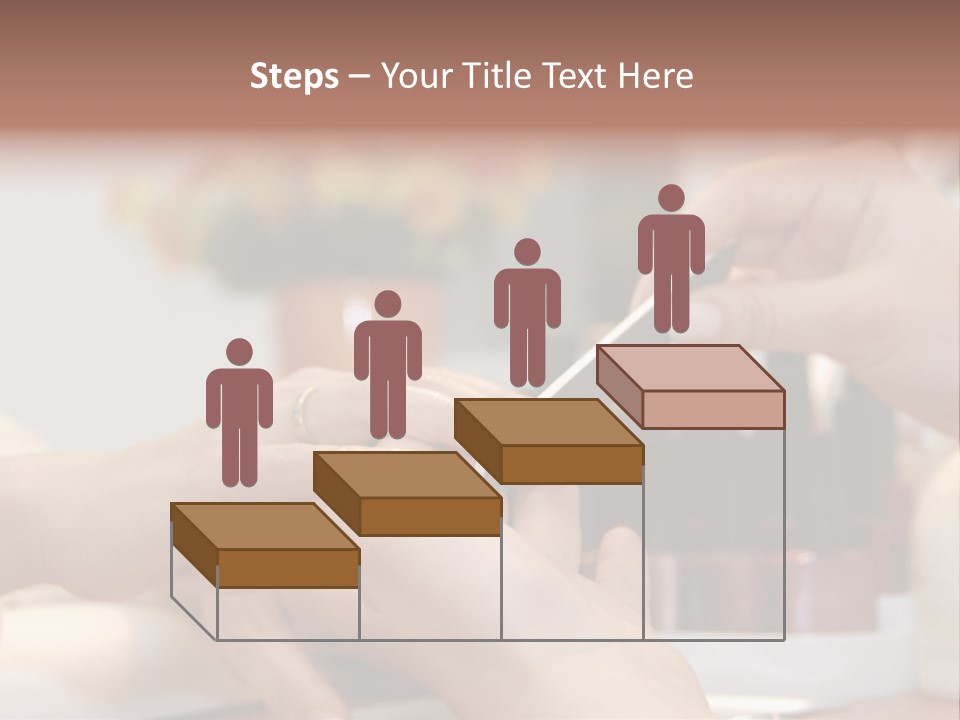 A Manicure Is In A Beauty Salon PowerPoint Template