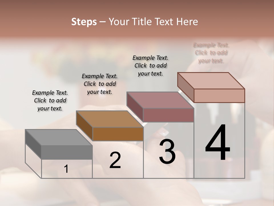 A Manicure Is In A Beauty Salon PowerPoint Template