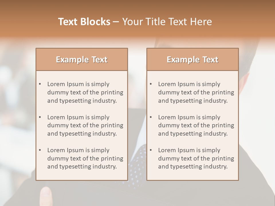 Orange Departing Flights Sign With Arrow PowerPoint Template