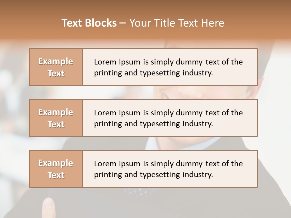 Orange Departing Flights Sign With Arrow PowerPoint Template