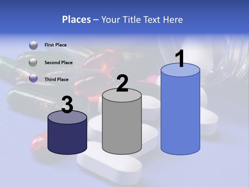 Rugged Cross Under A Ray Of Sunshine Through Clouds. PowerPoint Template