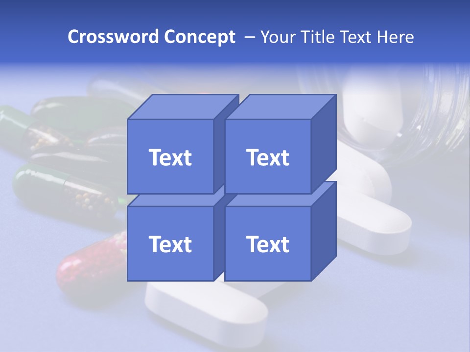 Rugged Cross Under A Ray Of Sunshine Through Clouds. PowerPoint Template