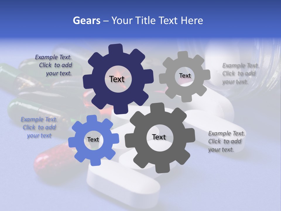 Rugged Cross Under A Ray Of Sunshine Through Clouds. PowerPoint Template