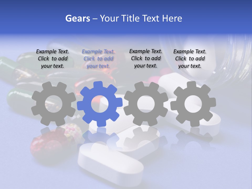 Rugged Cross Under A Ray Of Sunshine Through Clouds. PowerPoint Template