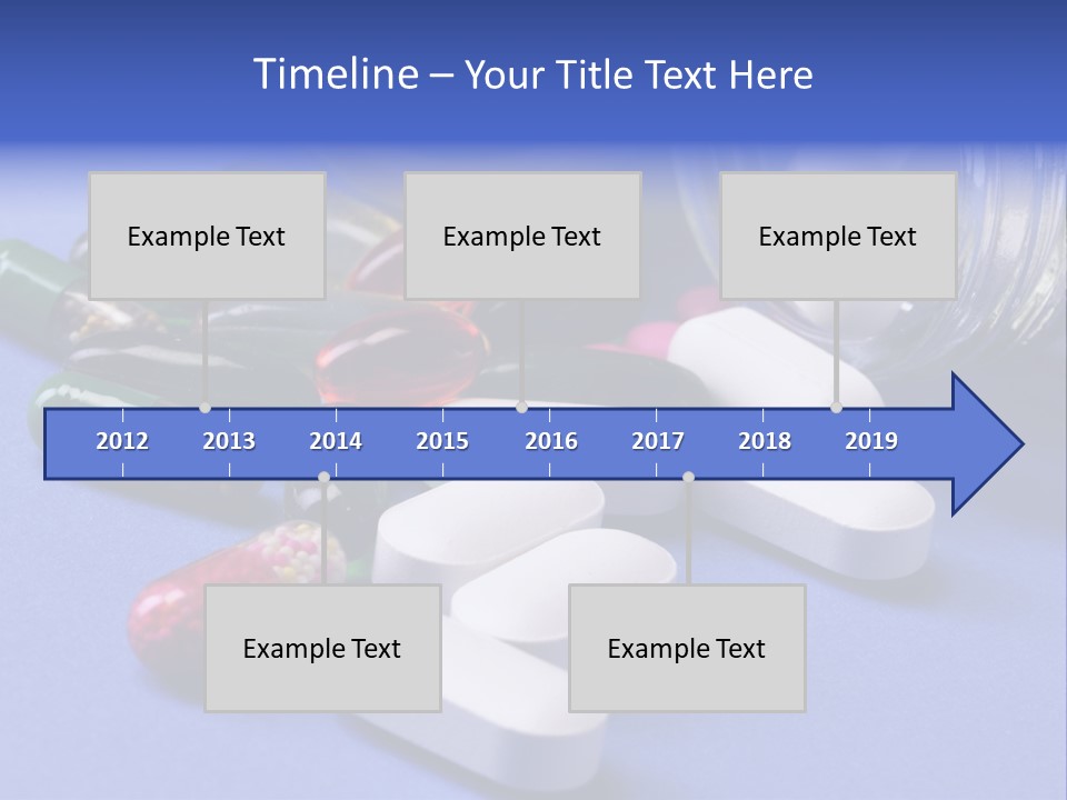 Rugged Cross Under A Ray Of Sunshine Through Clouds. PowerPoint Template