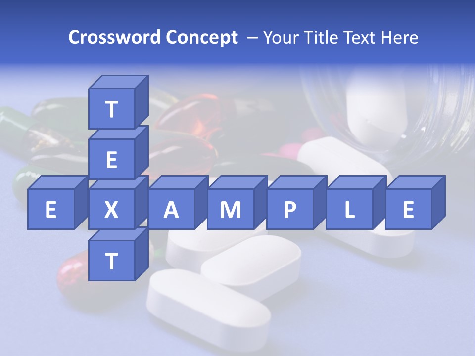 Rugged Cross Under A Ray Of Sunshine Through Clouds. PowerPoint Template