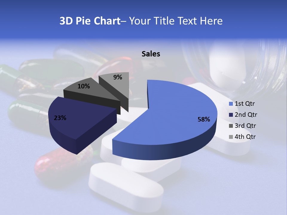 Rugged Cross Under A Ray Of Sunshine Through Clouds. PowerPoint Template
