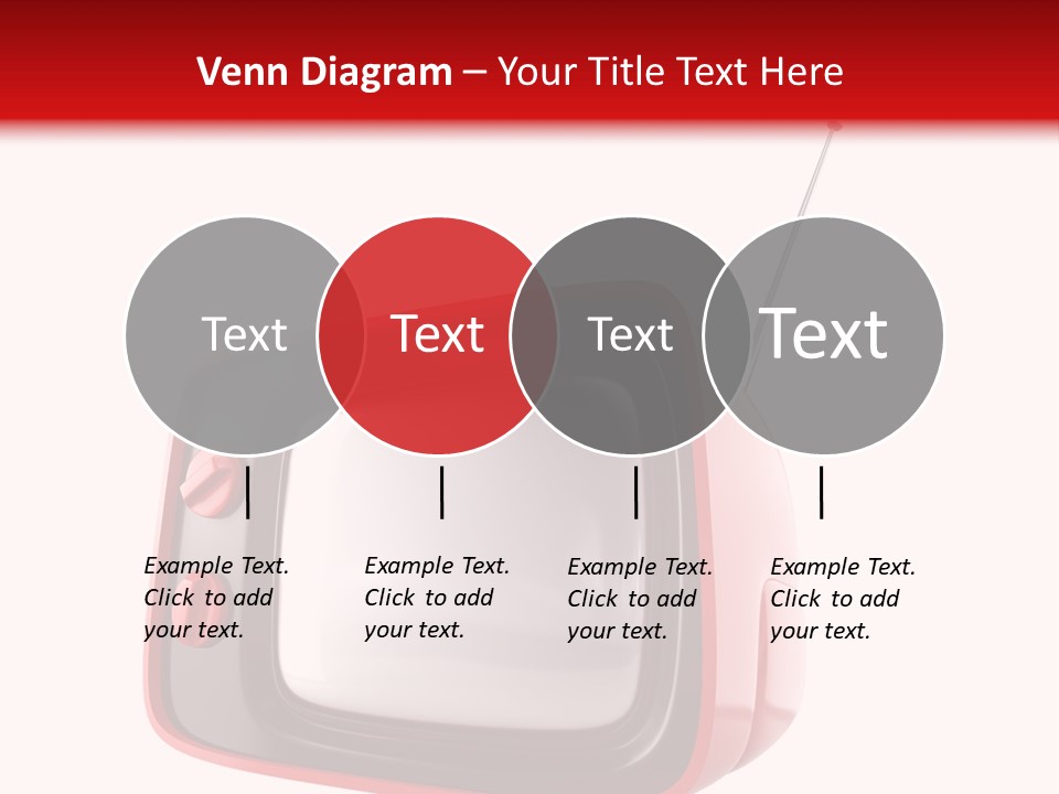 Stylish Retro Tv. More Tv In My Portfolio PowerPoint Template