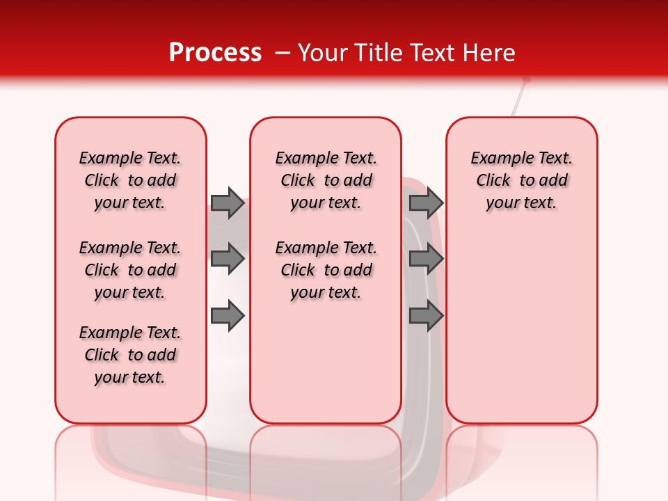 Stylish Retro Tv. More Tv In My Portfolio PowerPoint Template