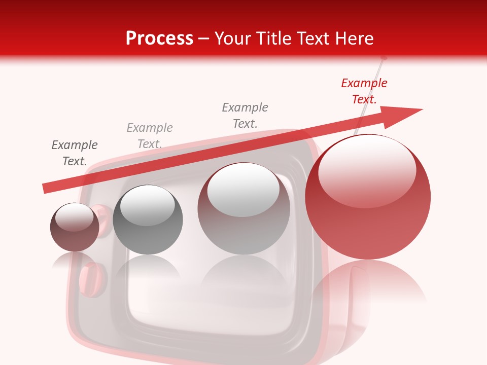 Stylish Retro Tv. More Tv In My Portfolio PowerPoint Template