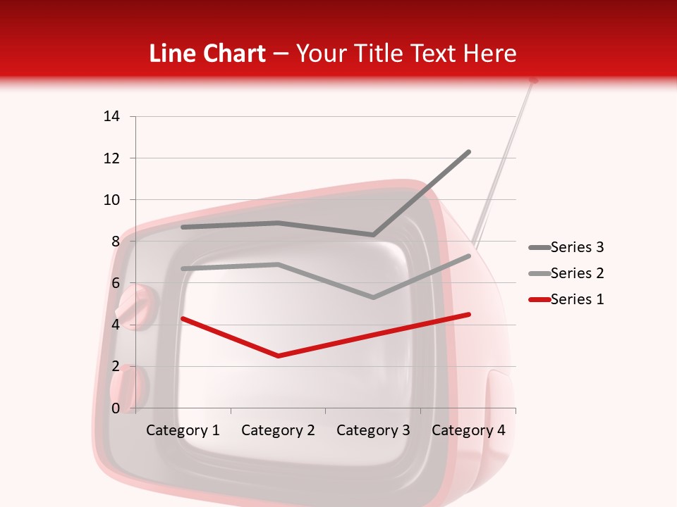 Stylish Retro Tv. More Tv In My Portfolio PowerPoint Template