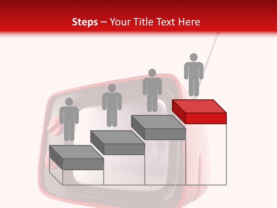 Stylish Retro Tv. More Tv In My Portfolio PowerPoint Template