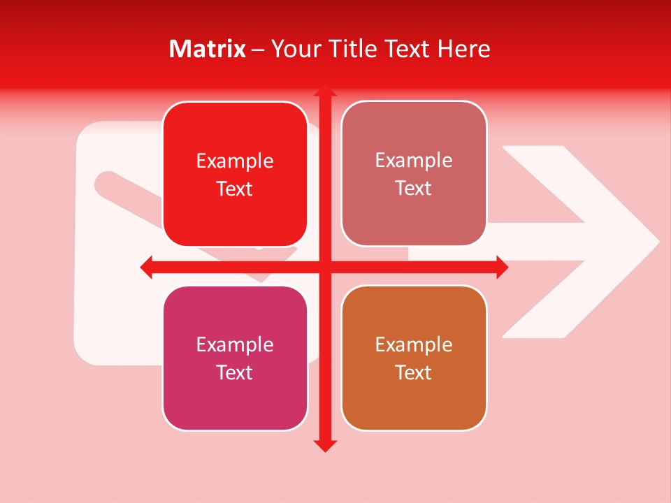 Orange Departing Flights Sign With Arrow PowerPoint Template