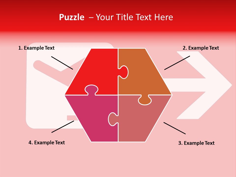 Orange Departing Flights Sign With Arrow PowerPoint Template