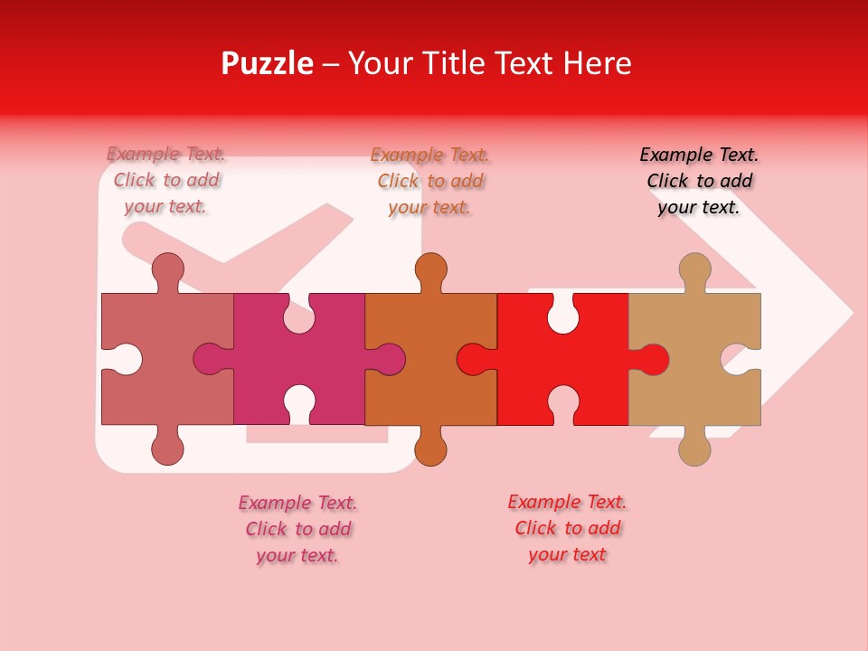 Orange Departing Flights Sign With Arrow PowerPoint Template