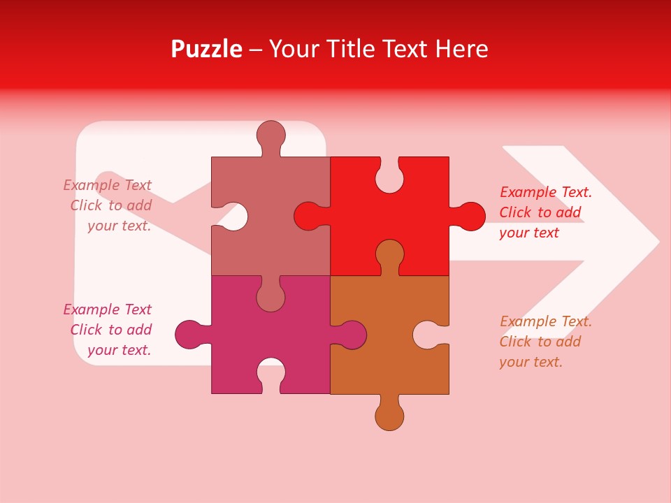 Orange Departing Flights Sign With Arrow PowerPoint Template