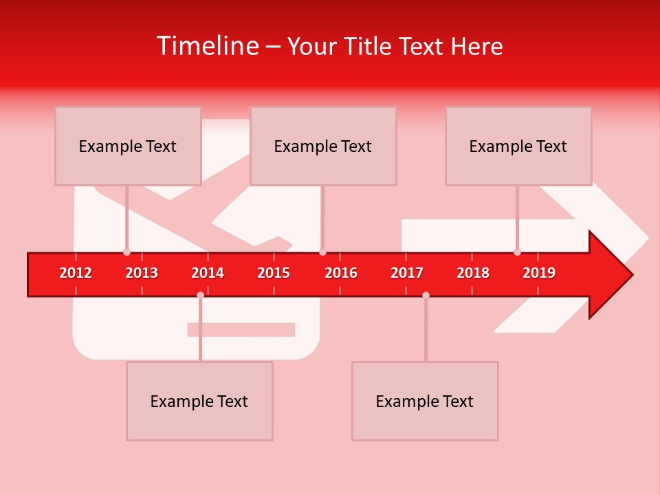 Orange Departing Flights Sign With Arrow PowerPoint Template